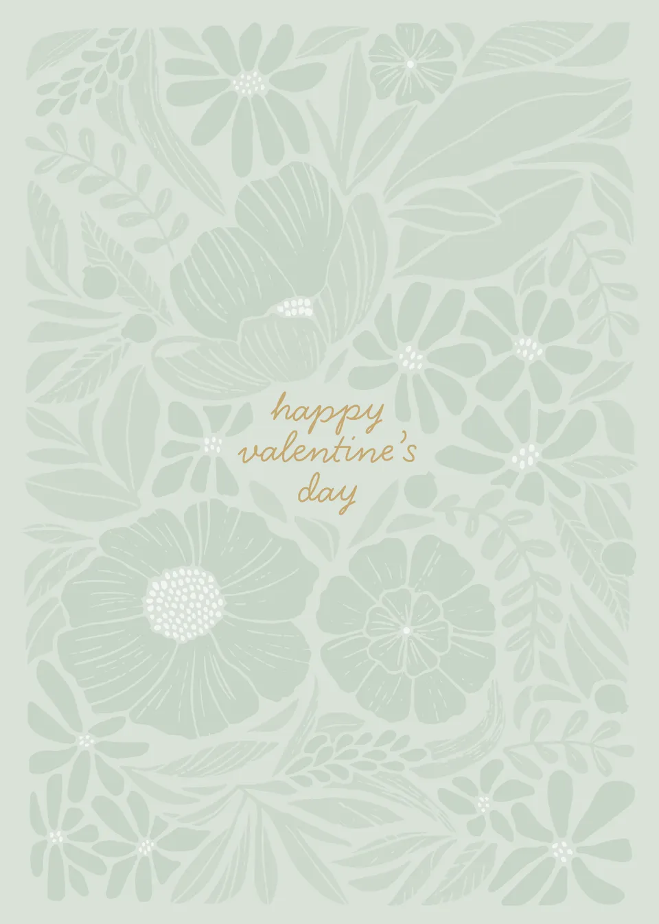KaiserCraft Valentine Blooming gratulasjonskort m/konvolutt