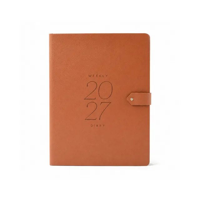 KaiserCraft 2027 Large Secure ukekalender tan