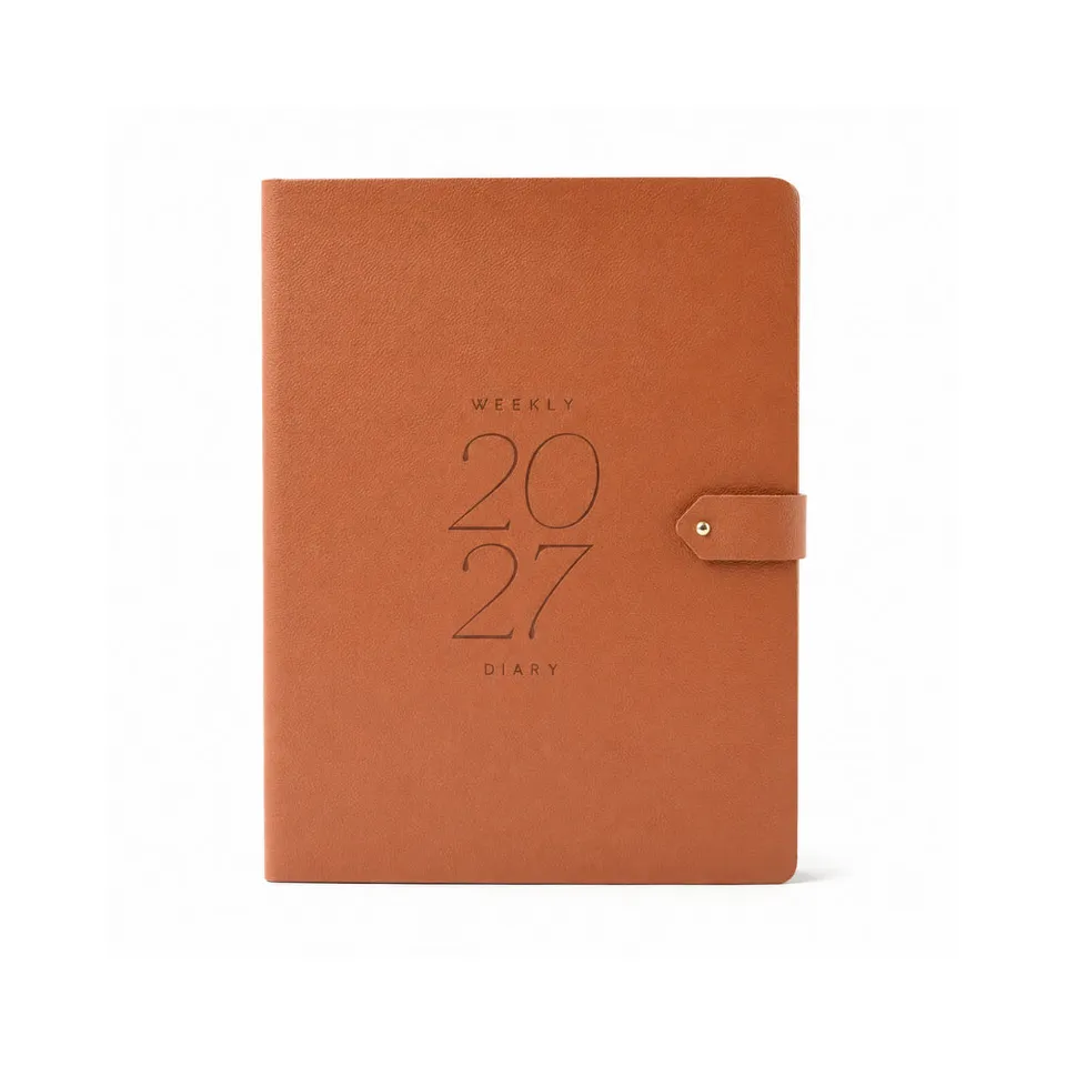 KaiserCraft 2027 Large Secure ukekalender tan