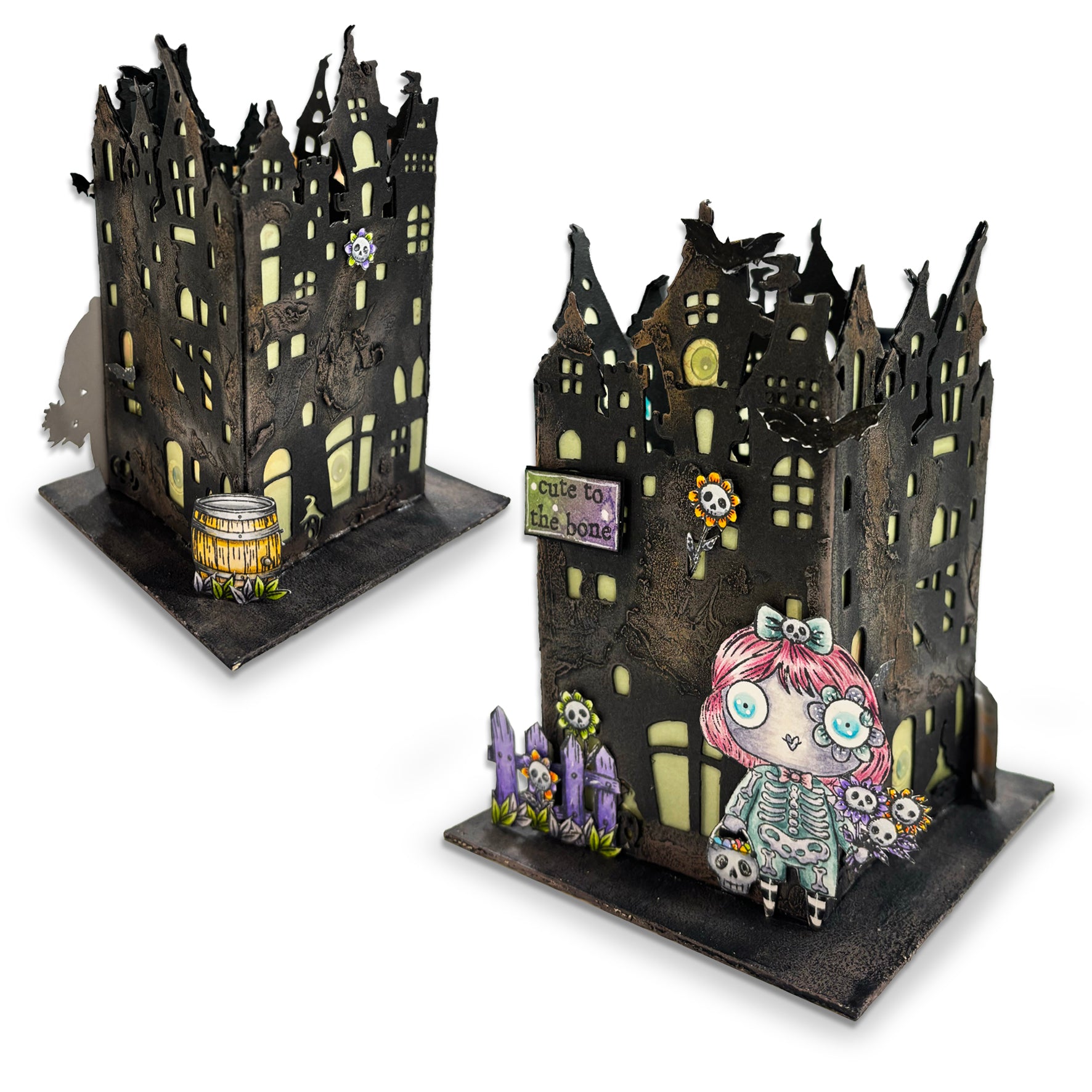 Aall and Create TP-1418 Cute Bone stempelsett A7 halloween
