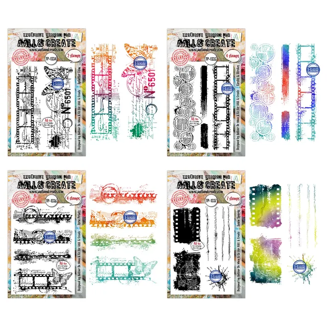 Aall and Create Through the Lens stempelsett bundle A6 fotomotiv