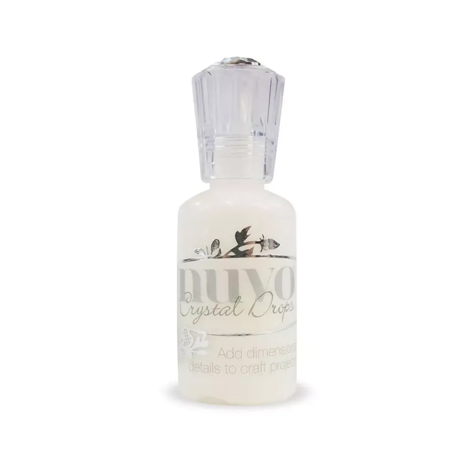 Nuvo Crystal Drops Simply White perledråper hvit