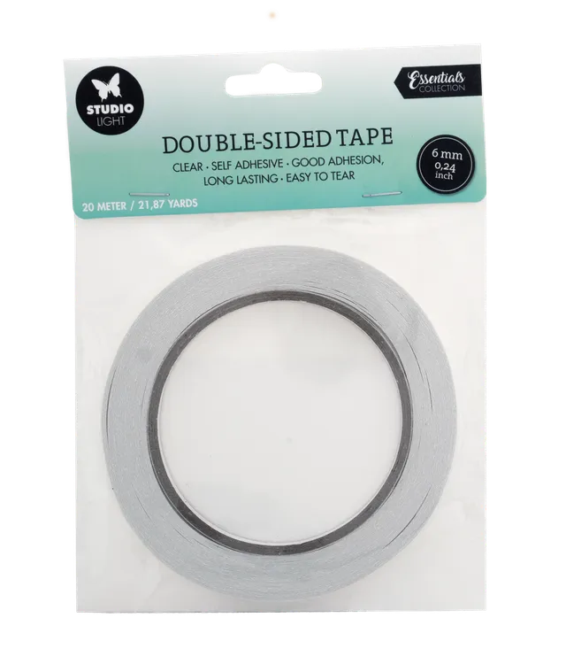 Studio Light Essentials dobbeltsidig tape 6 mm 20 m