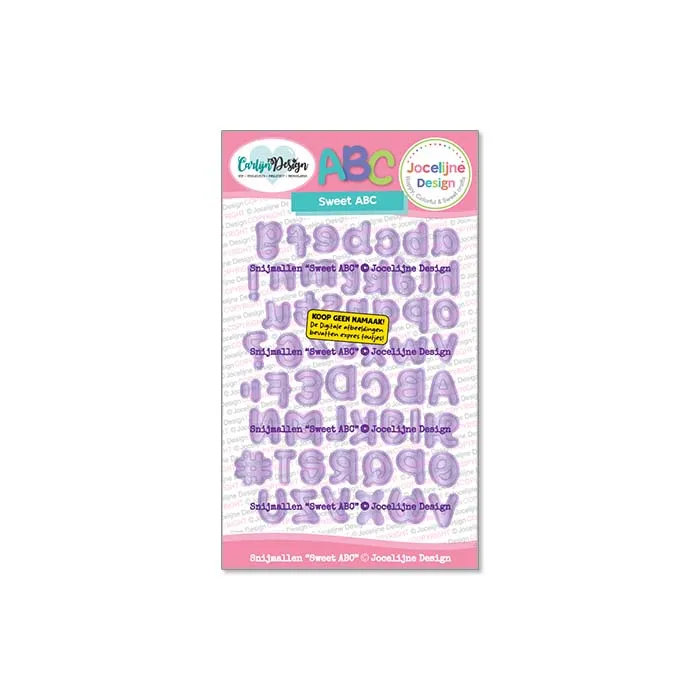 CarlijnDesign Sweet ABC CDJD-0086 dies alfabet 1-2 cm