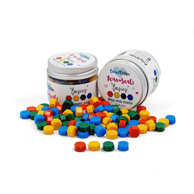 CarlijnDesign CDWX-0057 voksmelts basics 30 g 4 farger