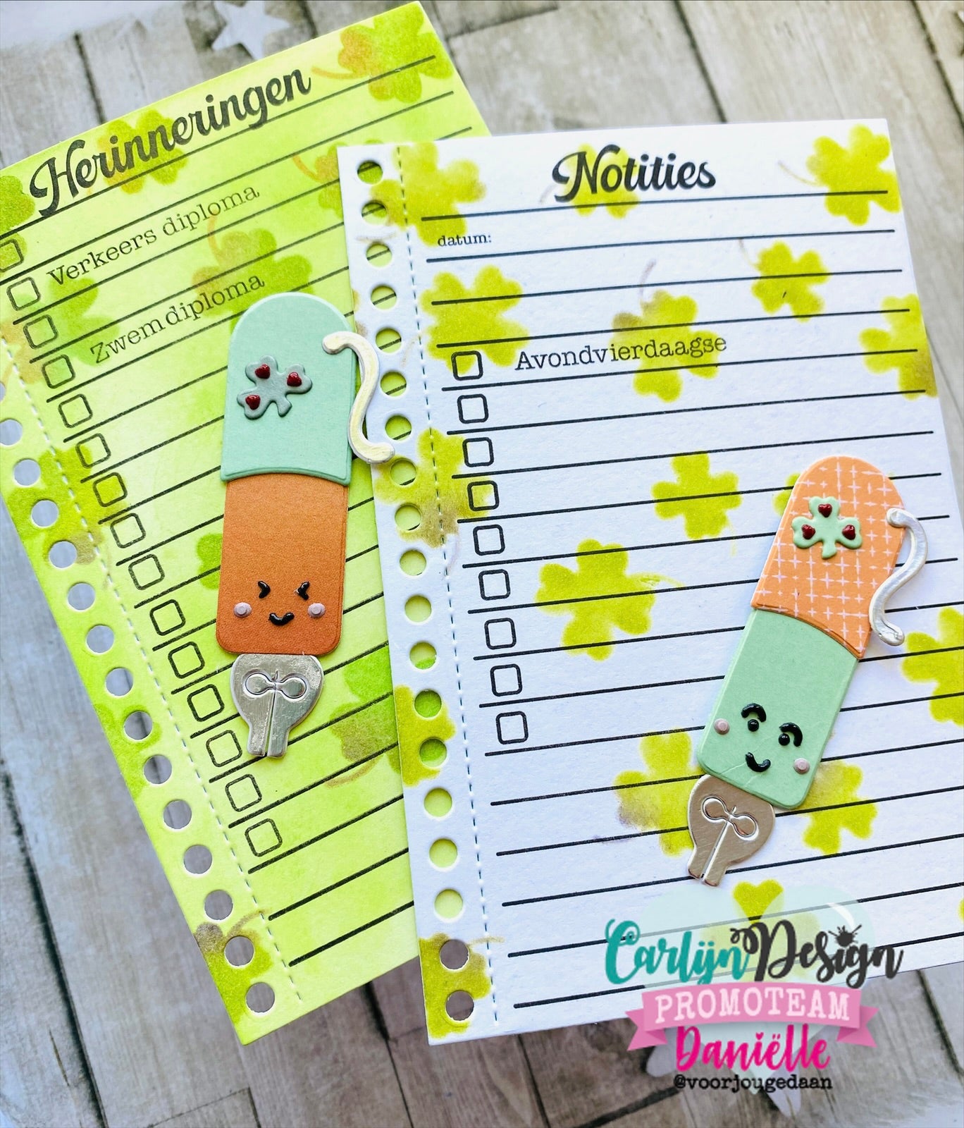 CarlijnDesign Buddies School CDSC-0040 sjablong 3-pak skole