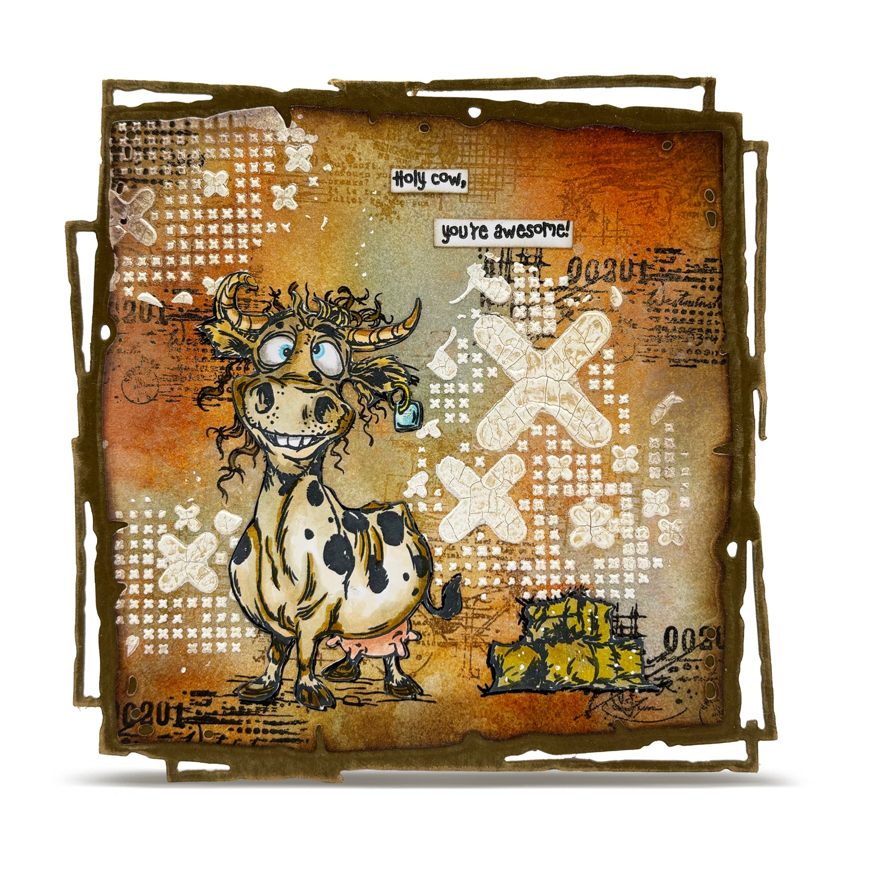 Aall and Create TP-1407 Holy Cow stempelsett A6 ku