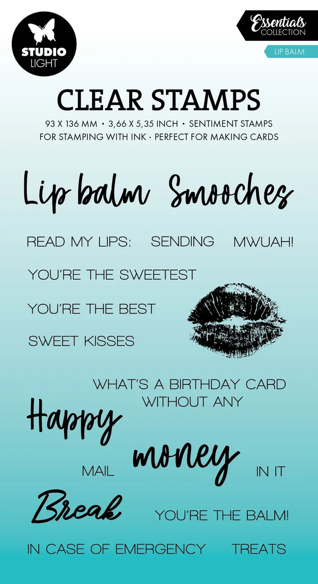 Studio Light Essentials Lip Balm clear stamp motiv