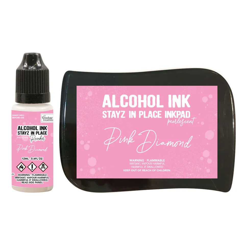 Couture Creations Stayz in Place Pink Diamond stempelpute 12 ml