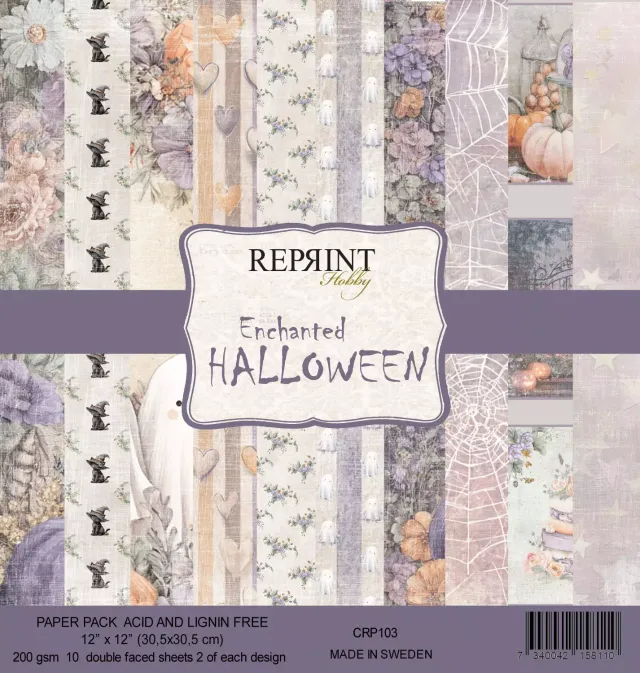 Reprint Enchanted Halloween mønsterpapir 12x12