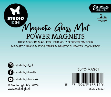 Studio Light Essentials kraftmagneter glassmatte 19 mm sterke