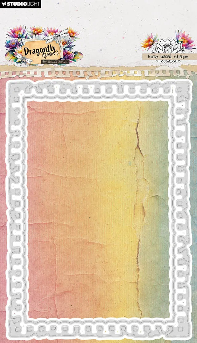 Studio Light Dragonfly Dreams Note Card dies kortform