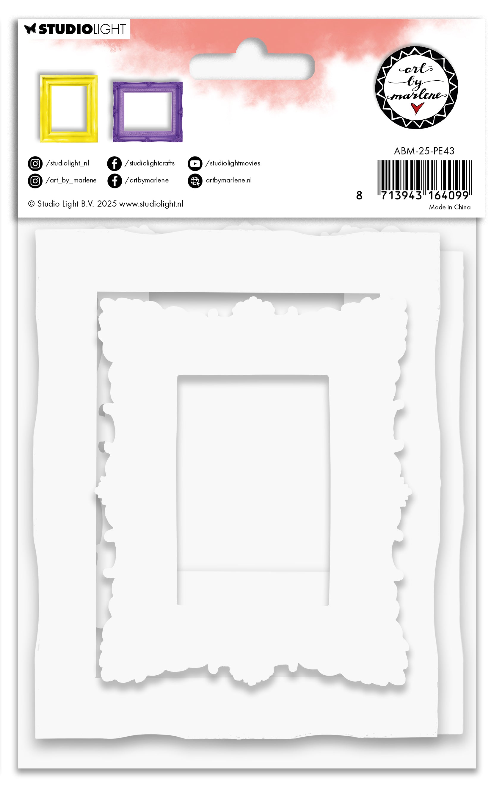 Art By Marlene Photo Frames papirelementer 32 stk fotorammer