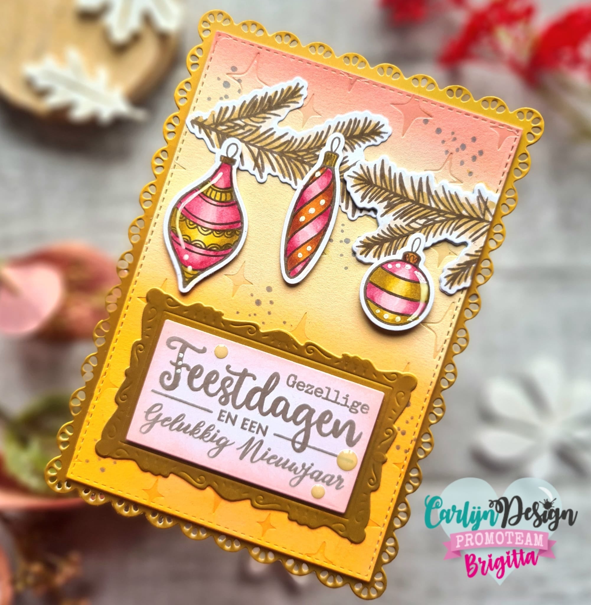 CarlijnDesign Kerstversiering CDSN-0280 dies jul