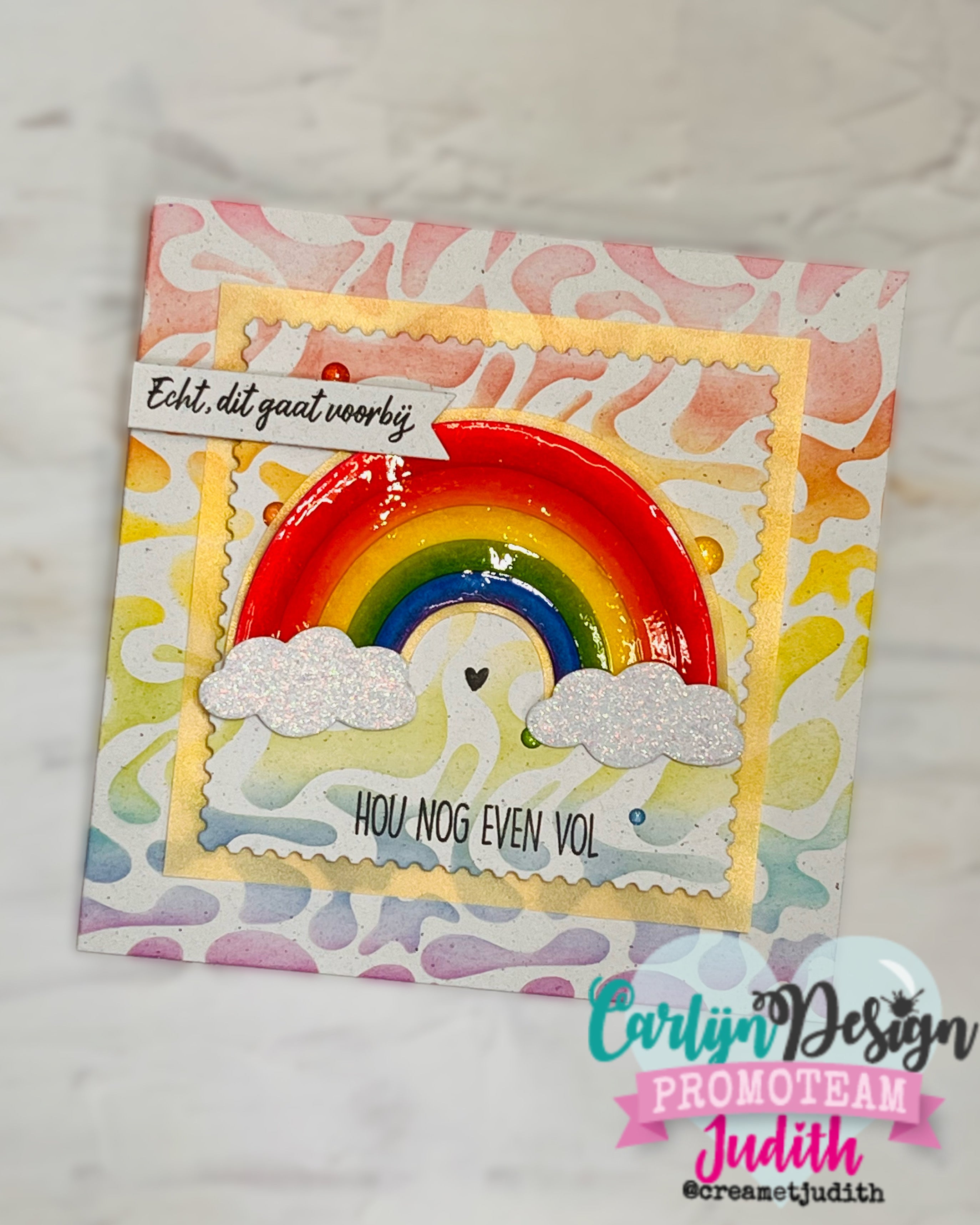 CarlijnDesign Wijze Woorden 3 CDST-0155 stempel A6
