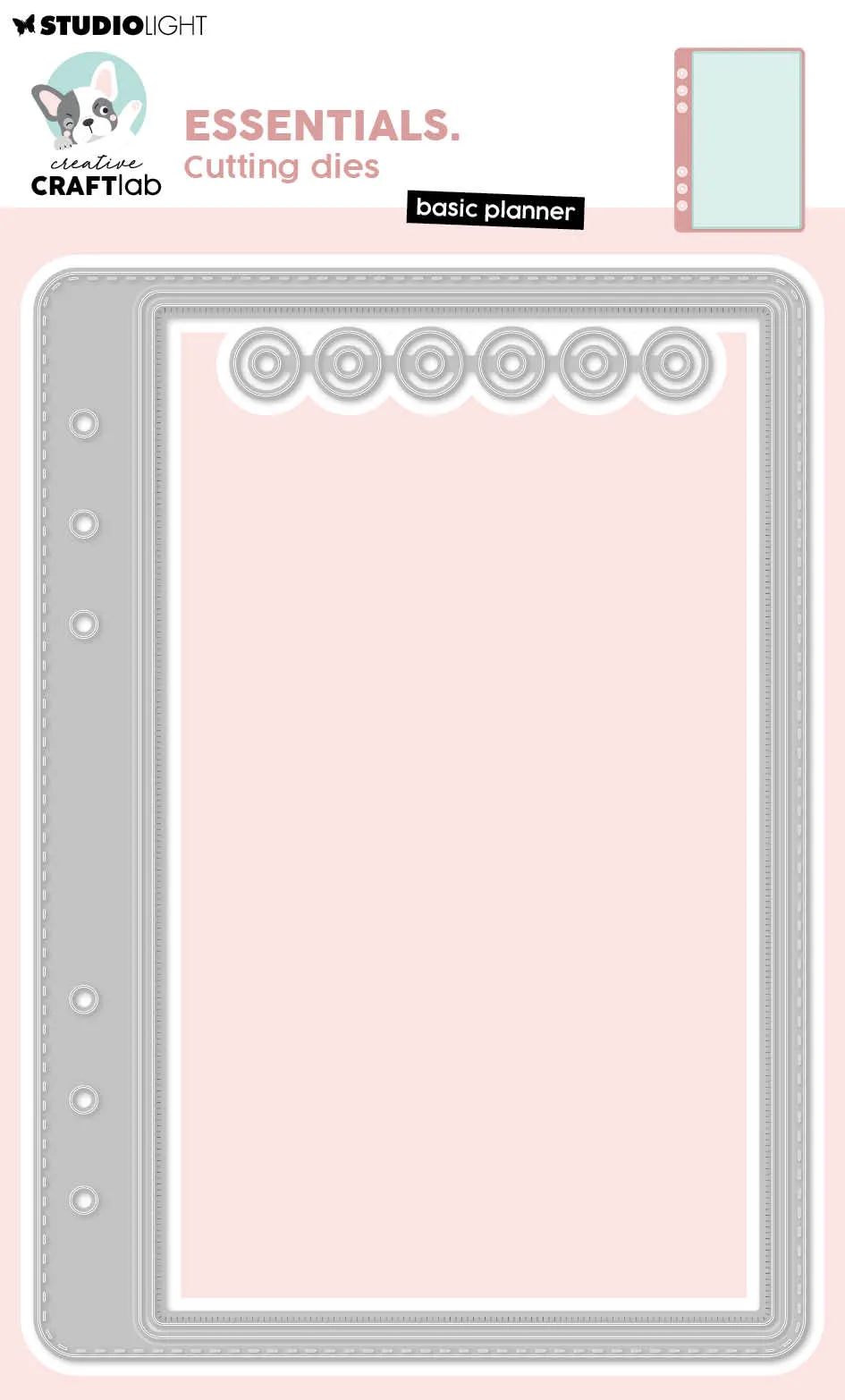 Creative Craftlab Essentials Basic Planner dies planner
