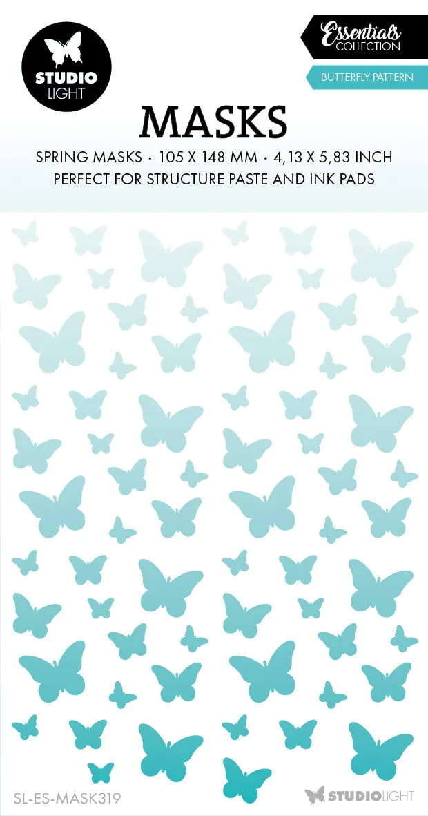 Studio Light Essentials mask Butterflies background