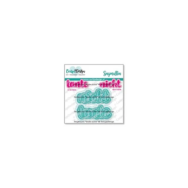 CarlijnDesign Tante Nicht CDSN-0221 dies brush tekst