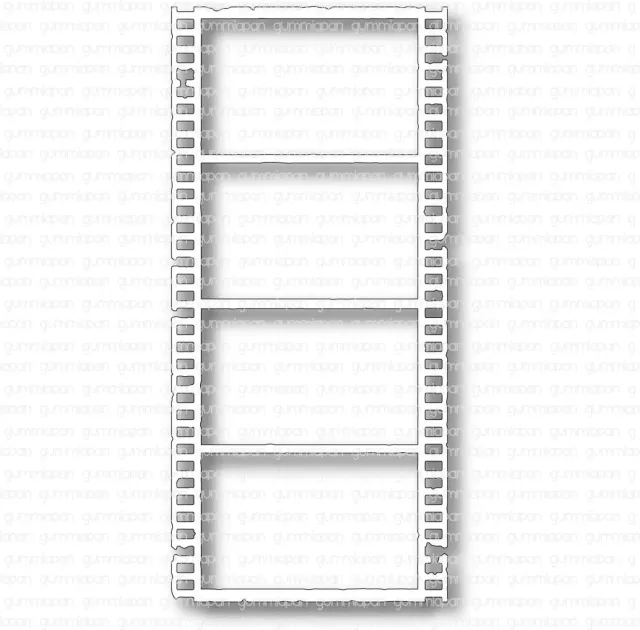 Gummiapan Slimline Filmremse 2 dies metall slimline