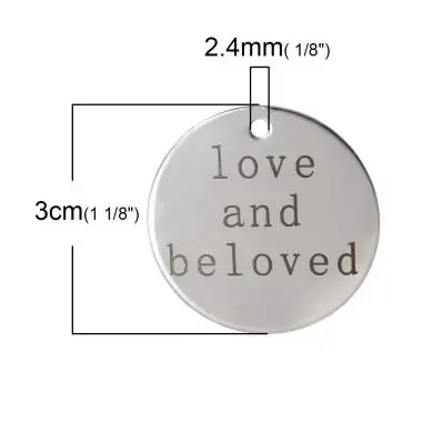 Korthobby Love and Beloved stempeltekst bryllup