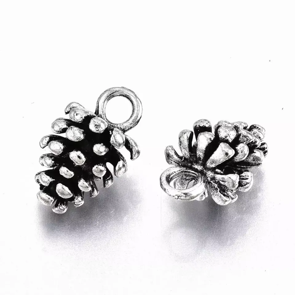 Korthobby Pine Cone Kongle metallpynt kongle