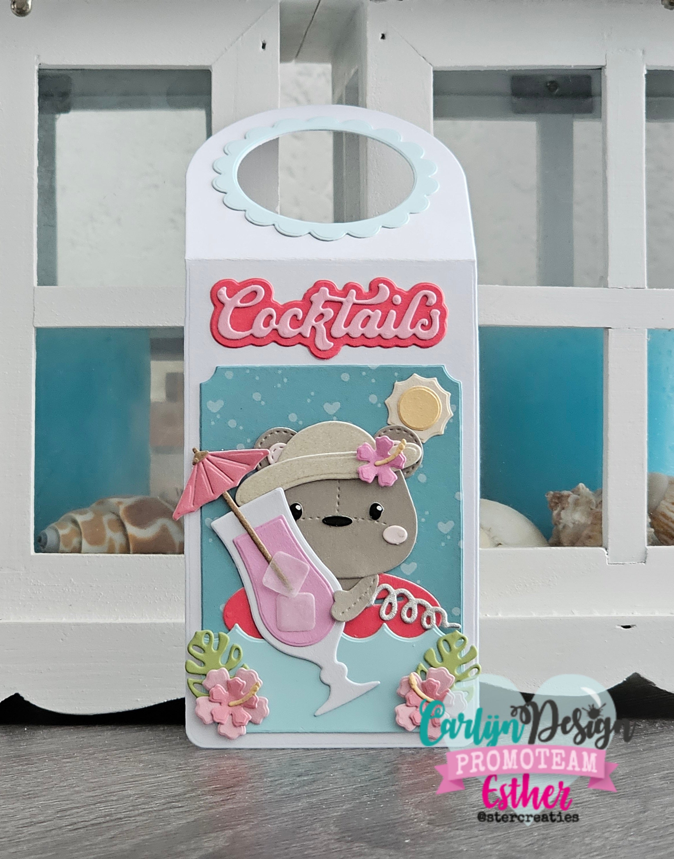 CarlijnDesign Bier wijn cocktails CDSN-0314 dies XL 5 cm