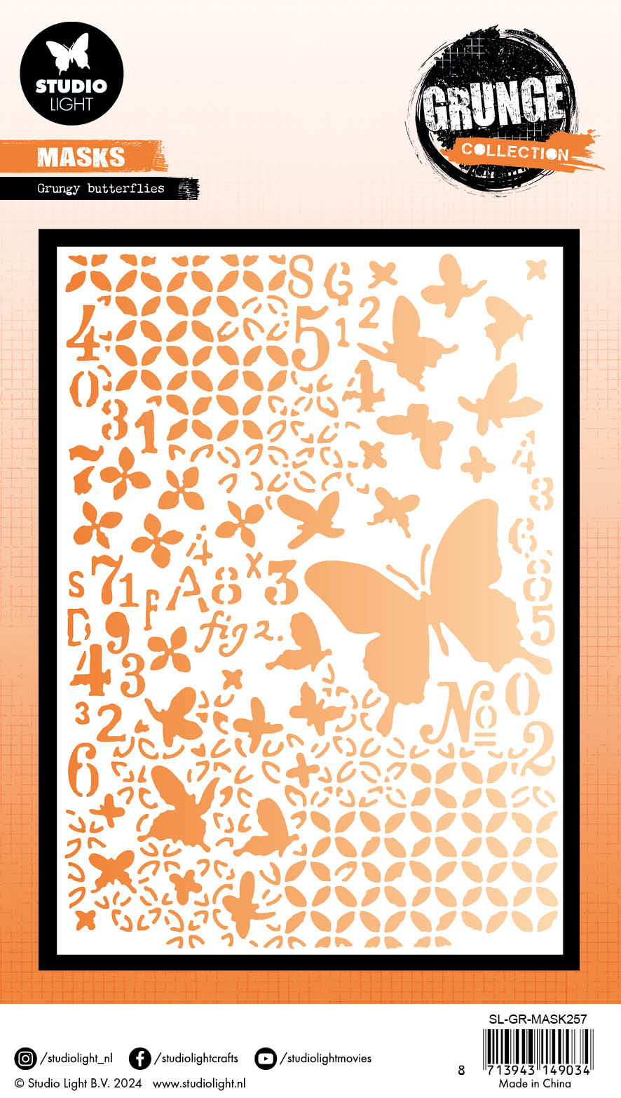 Studio Light Grunge Grunge butterflies maske 150x210 grunge