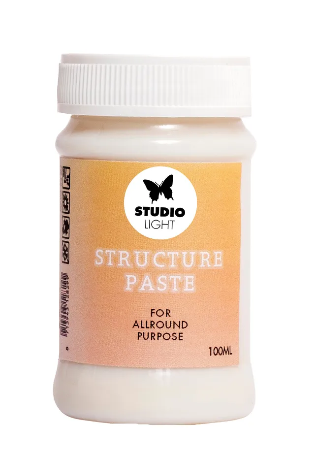 Studio Light Essentials Structure Paste strukturpasta 100 ml hvit