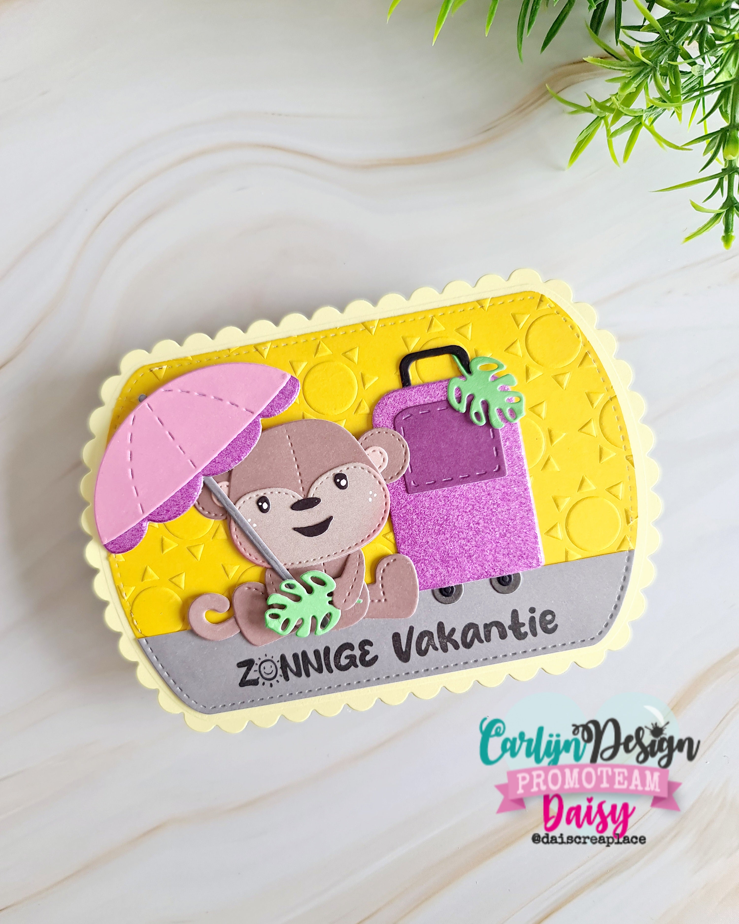 CarlijnDesign Buddies CDSC-0042 sjablong sommer 3-pakning