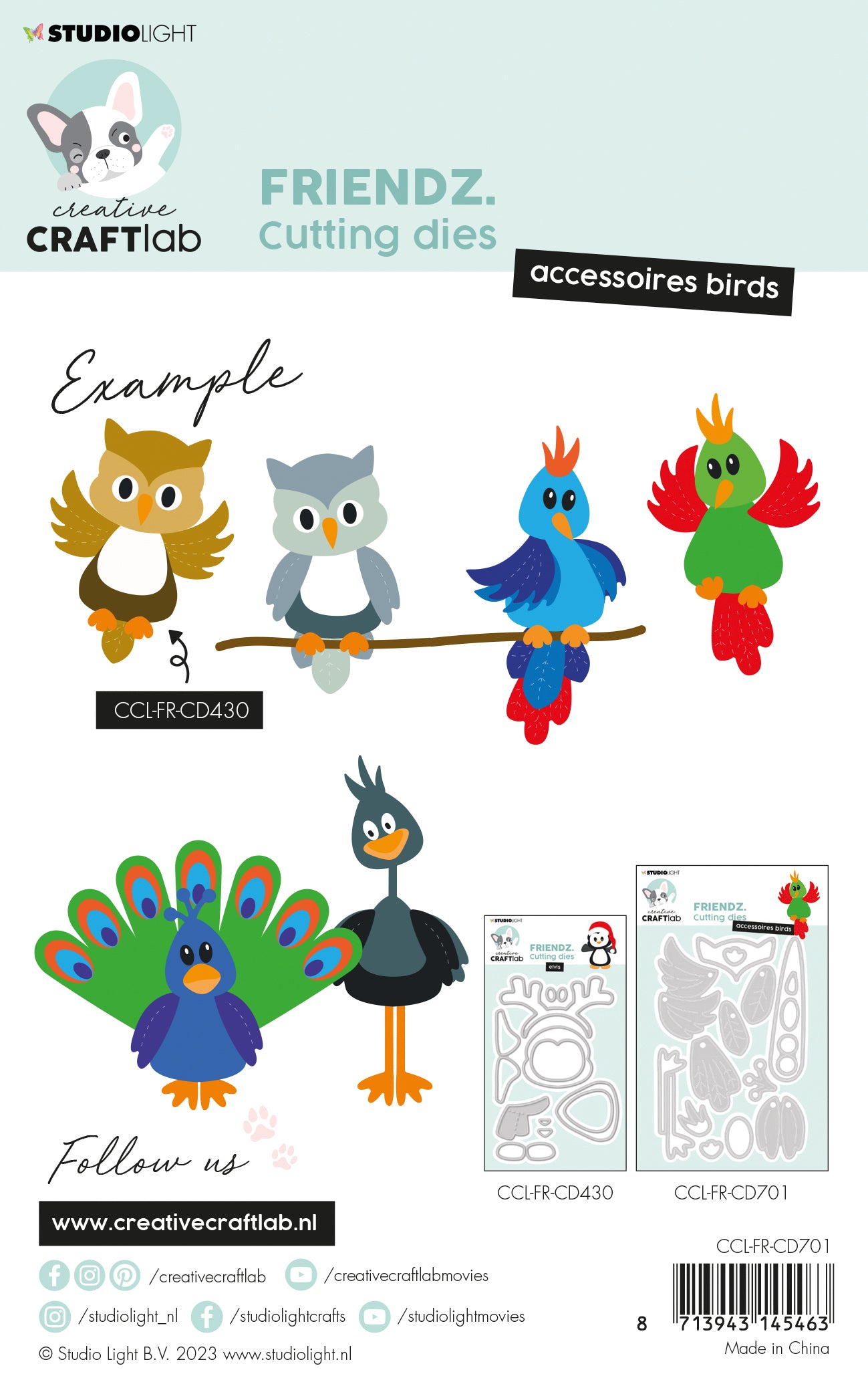 Studio Light Friendz Accessoires Birds dies