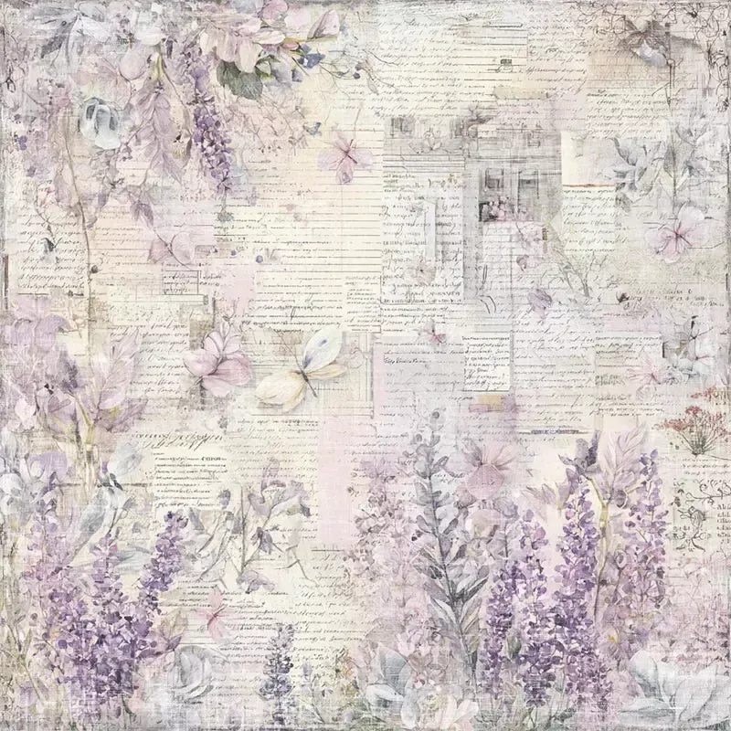 Reprint Timeless Wild Garden mønsterpapir 30x30