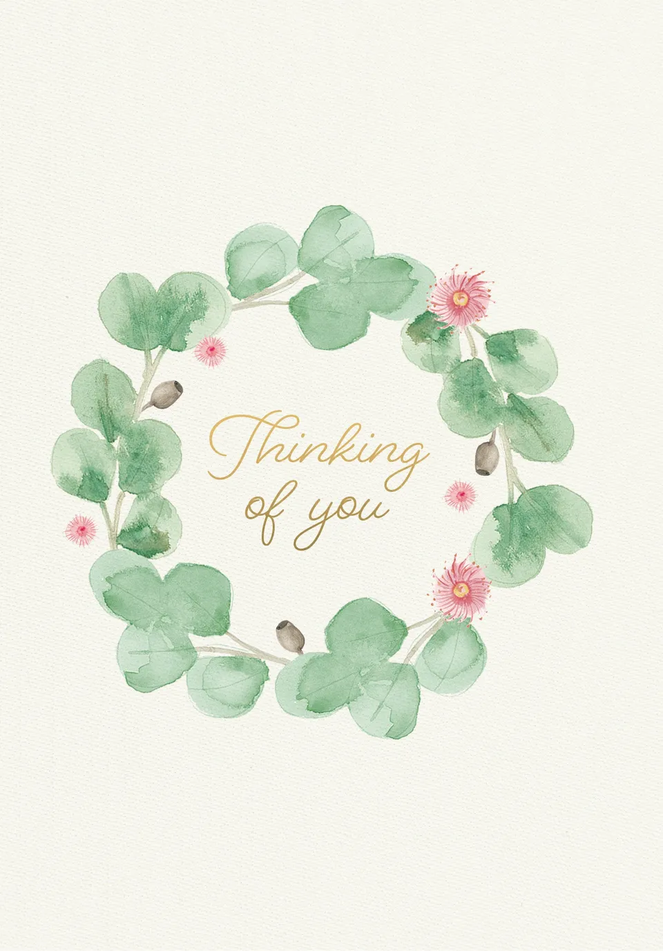 KaiserCraft Botanical Blooms Floral Wreath gratulasjonskort 13x18