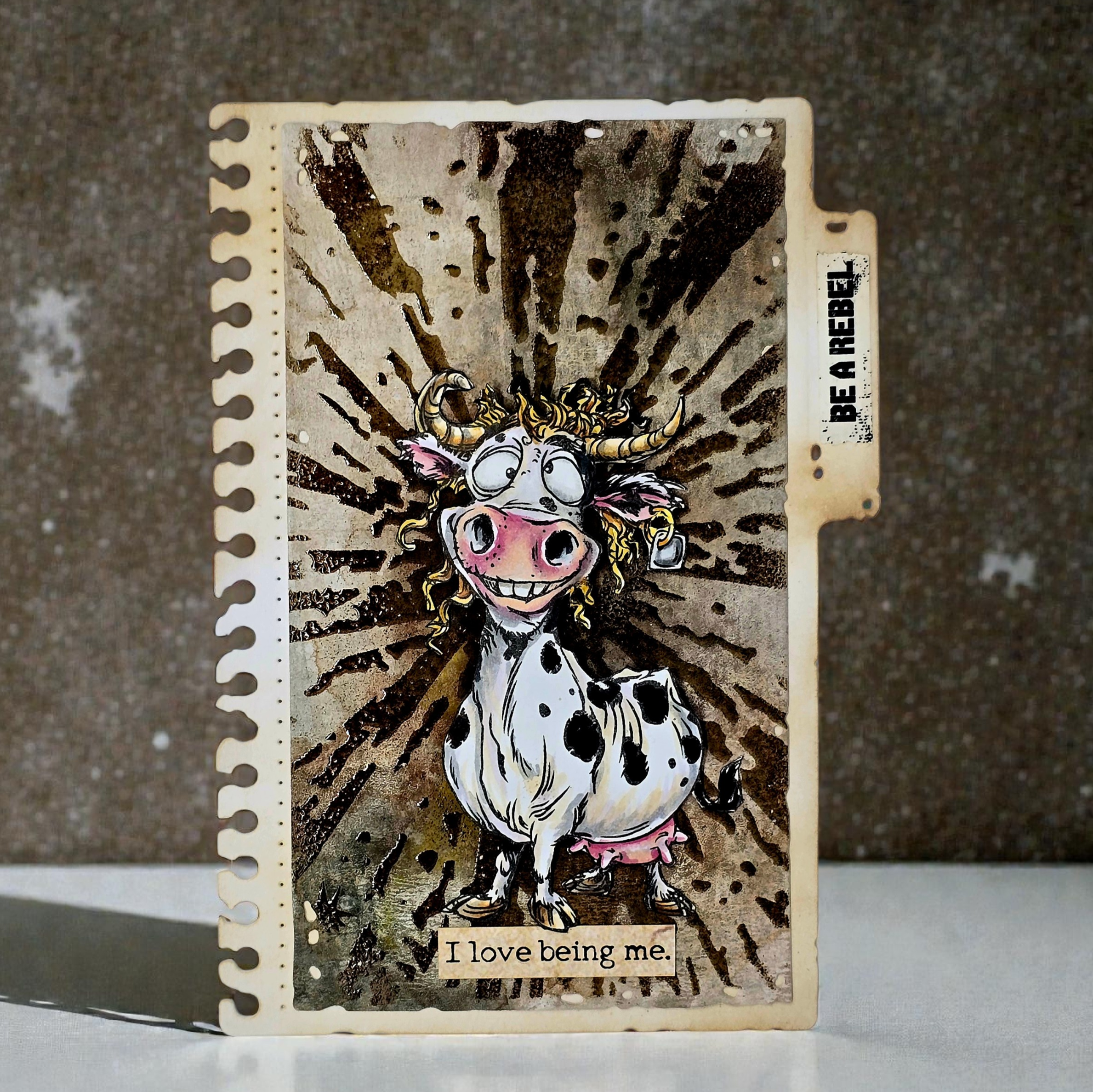 Aall and Create TP-1407 Holy Cow stempelsett A6 ku