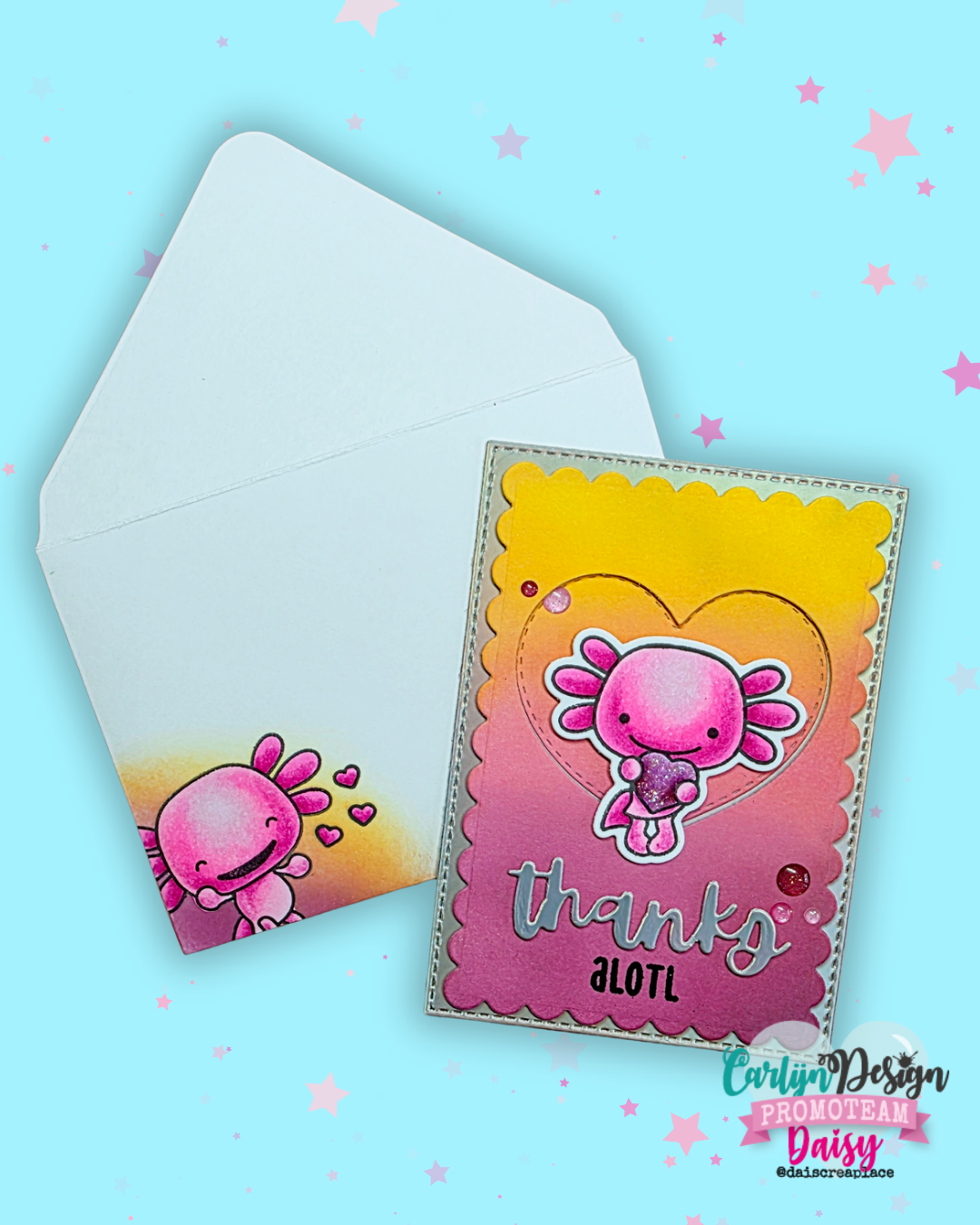 CarlijnDesign CDJD-0069 stempler I Love You Alotl A6