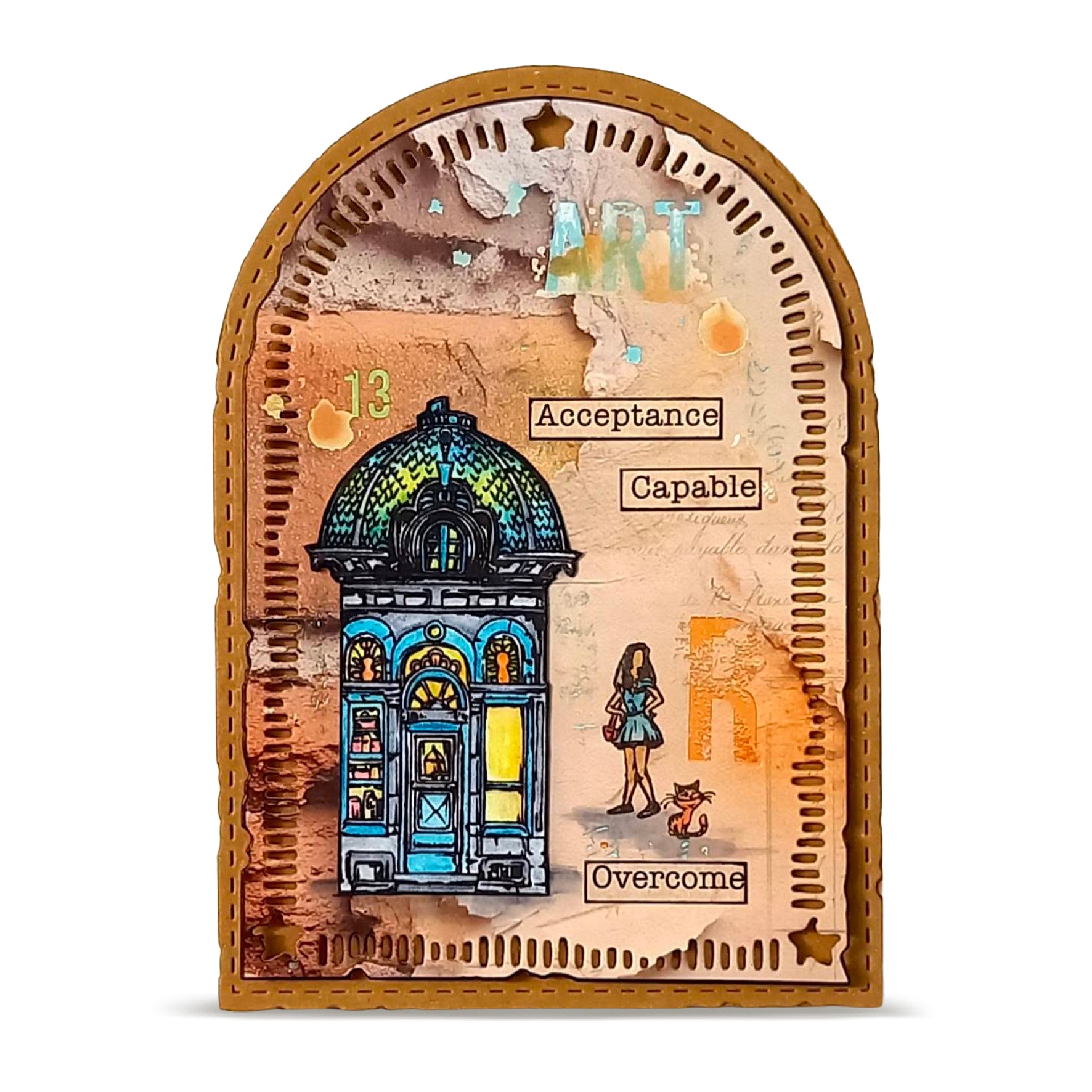 Aall and Create TP-1472 Tiny Kingdoms stempelsett A5 19 stk
