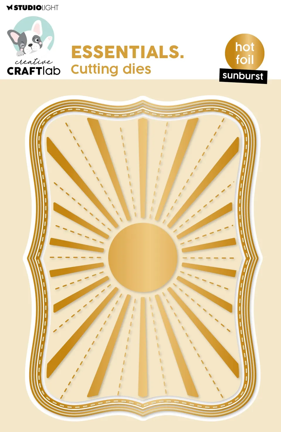 Studio Light Creative Craftlab Sunburst hotfoilplate