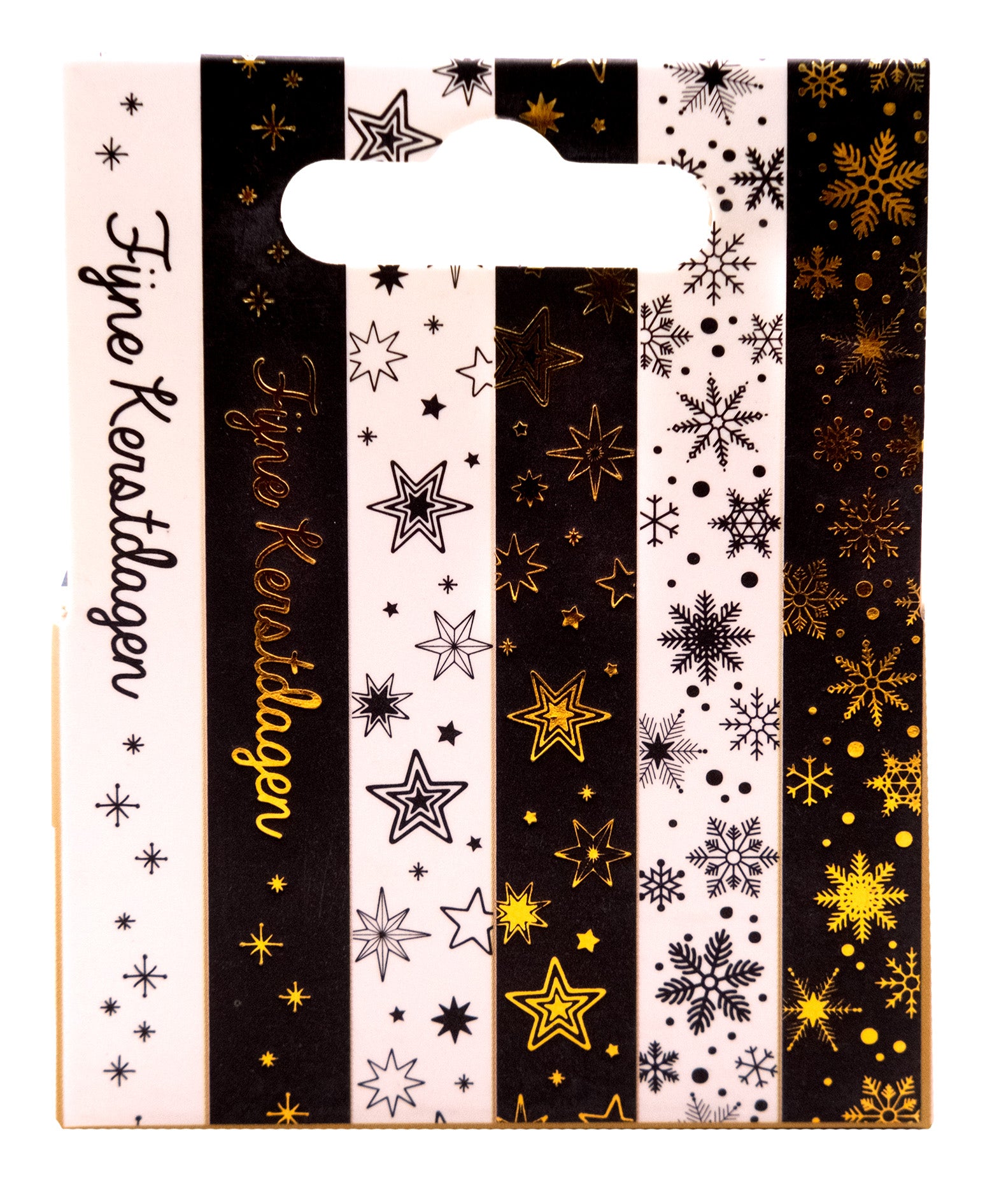 Studio Light Essentials washi tape svart/hvit gull NL