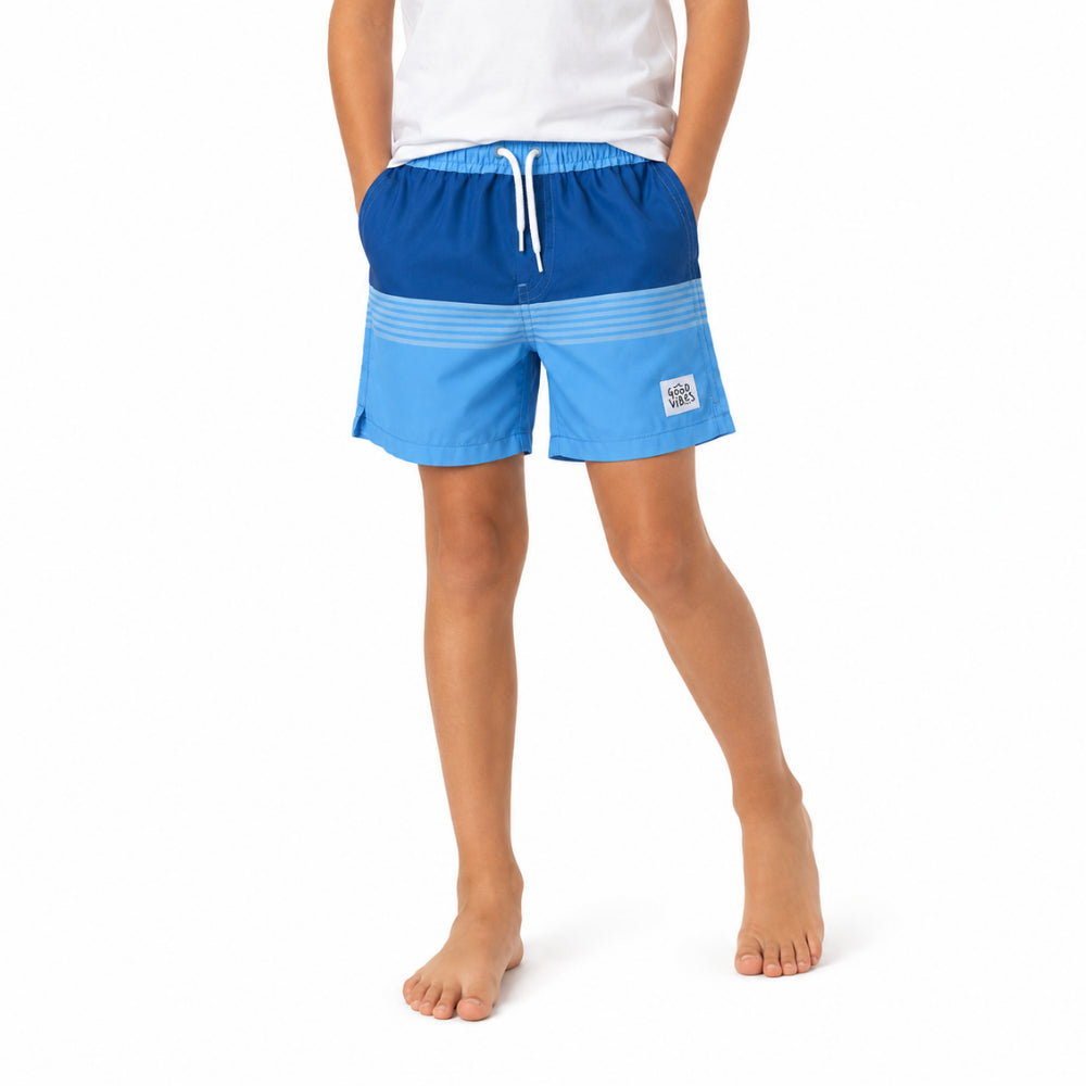 Good Vibes Off Shore Stripe badeshorts gutt