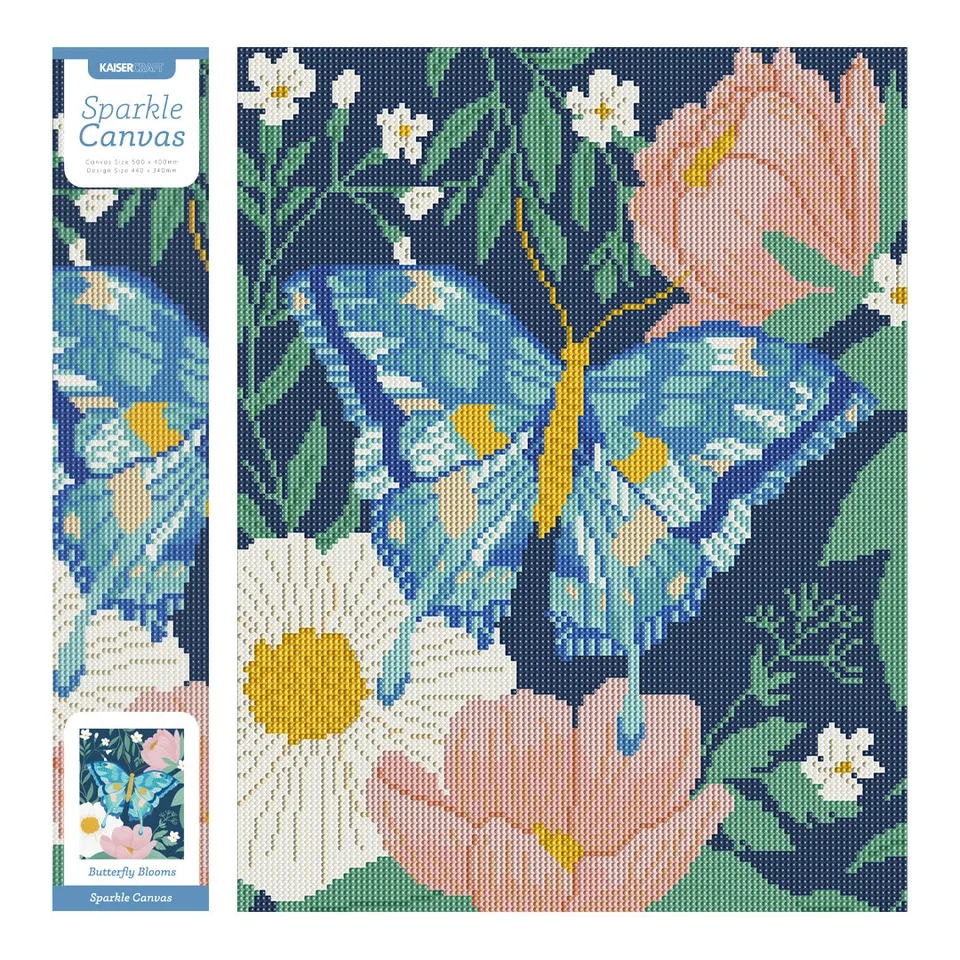 KaiserCraft Sparkle Kits Butterfly Bloom diamantmaling full drill