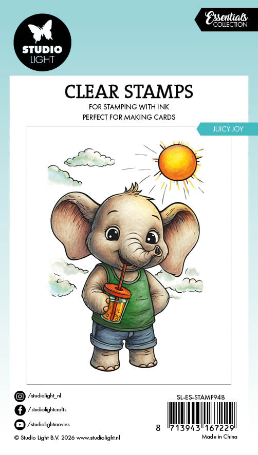 Studio Light Essentials Juicy Joy Elephant stempel elefant