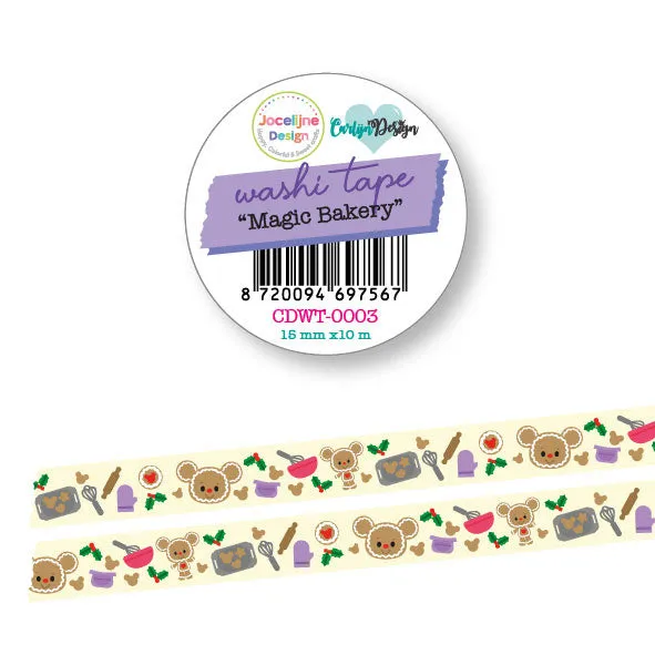 CarlijnDesign Magic Bakery CDWT-0003 washitape jul