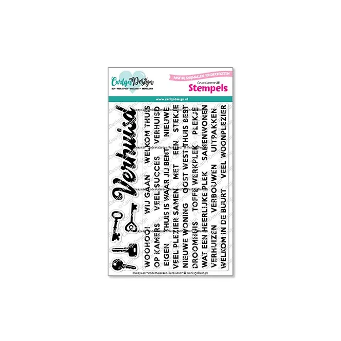 CarlijnDesign CDST-0139 stempel flytting A6
