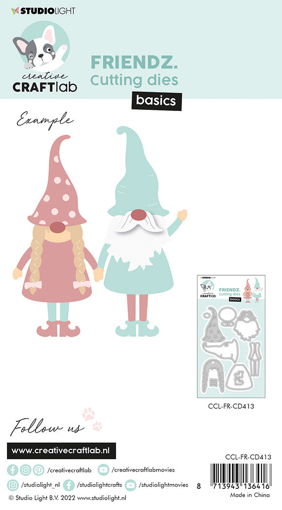 Creative Craftlab Friendz dies nisse metall