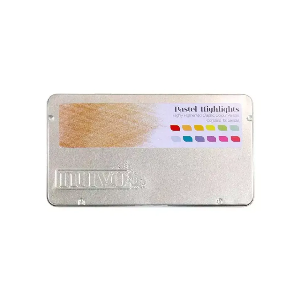 Nuvo Classic Colour Pencils Pastel Highlights fargeblyanter 12 stk