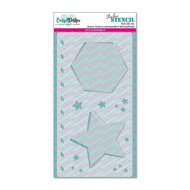 CarlijnDesign CDSC-0021 sjablong slimline bakgrunn 3