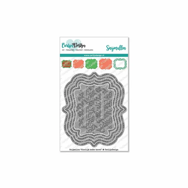 CarlijnDesign Sierlijk CDSN-0064 dies juleramme