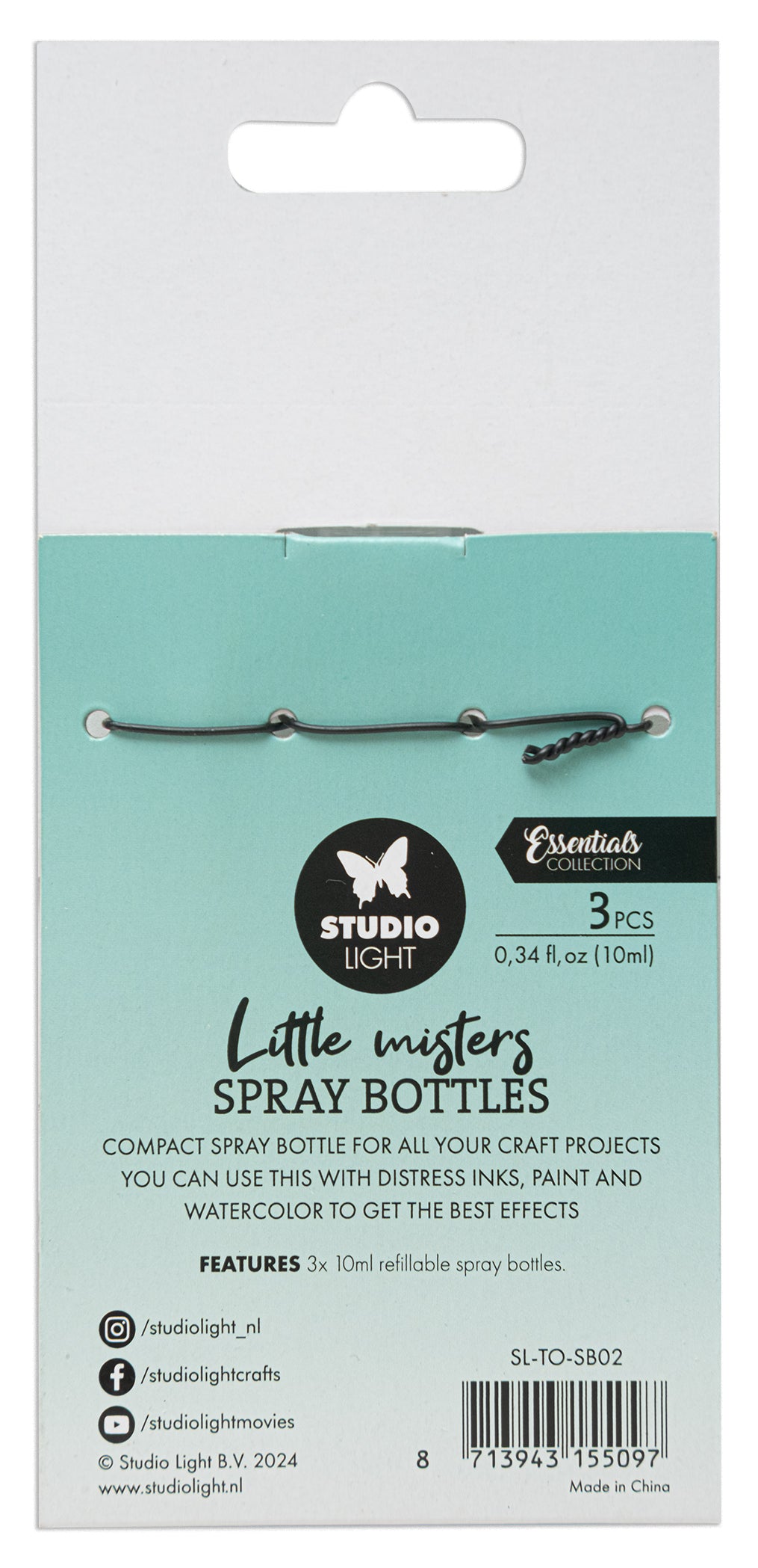 Studio Light Essentials Mini Misters sprayflasker 3x10 ml