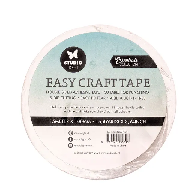Studio Light Essentials Easy Craft Tape dobbeltsidig 100mm