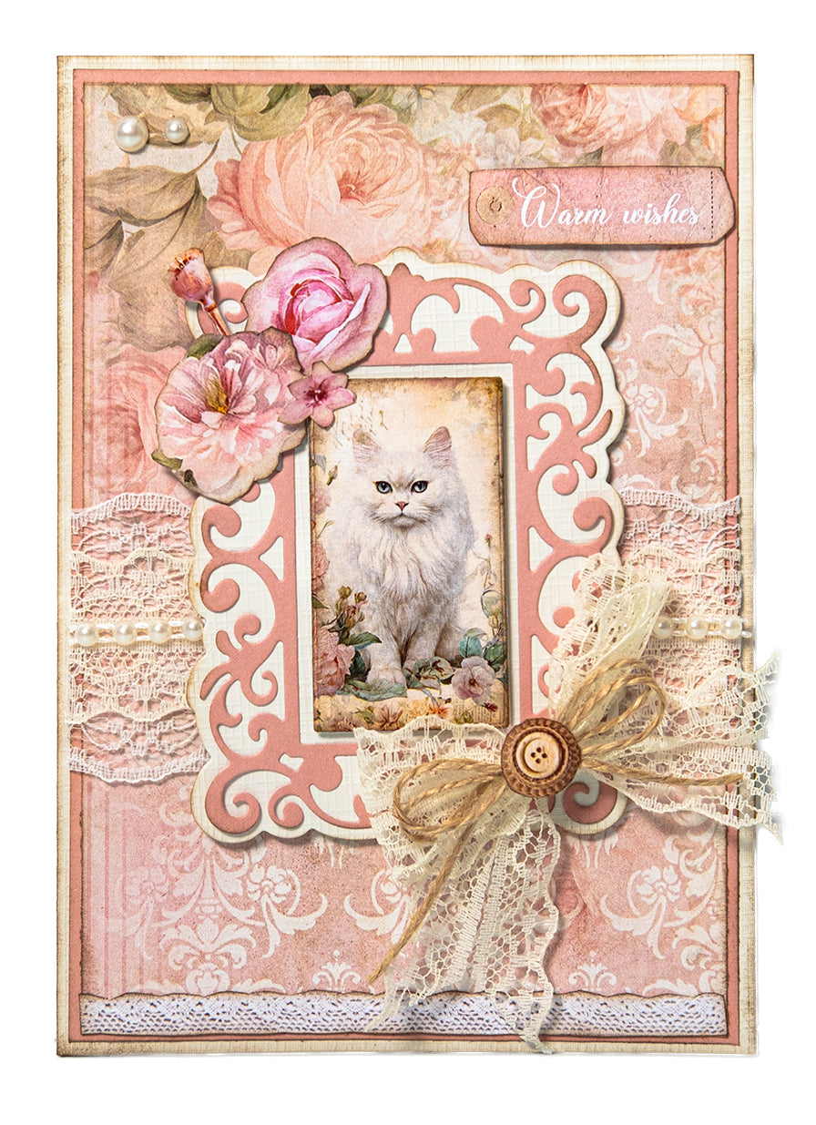 Studio Light A Cat's Secret Paper Elements papirblokk 20 ark katt