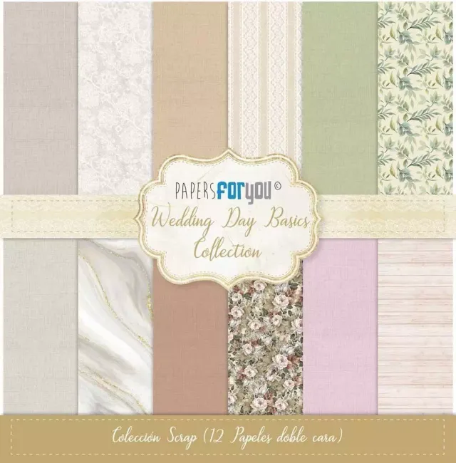Papers for You Wedding Day Basics papir 12 ark